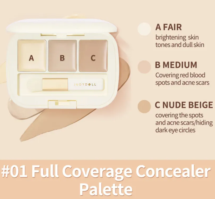 Judydoll Concealer Palette — packaging detail