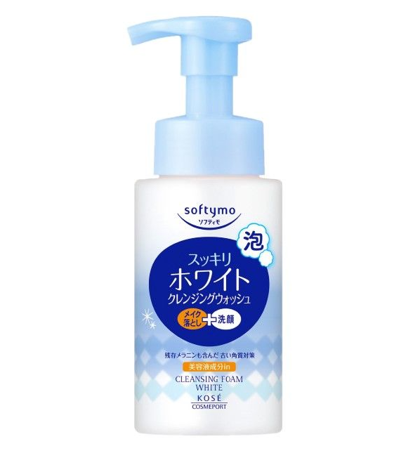 Kose Softymo Cleansing Wash 200ml, white