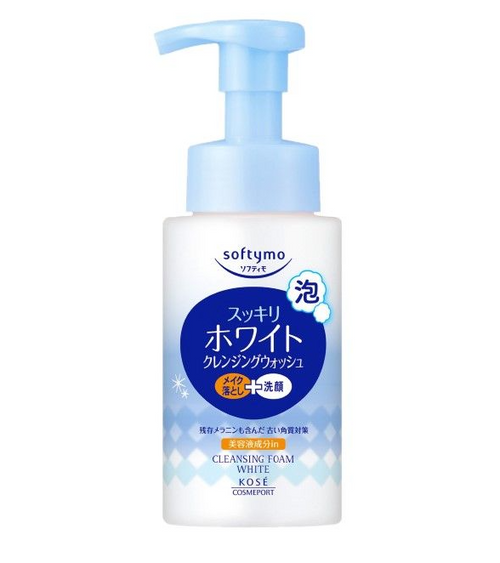 Kose Softymo Cleansing Wash 200ml, white