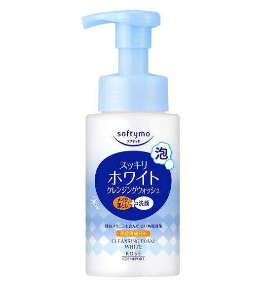 Kose Softymo Cleansing Wash 200ml, white