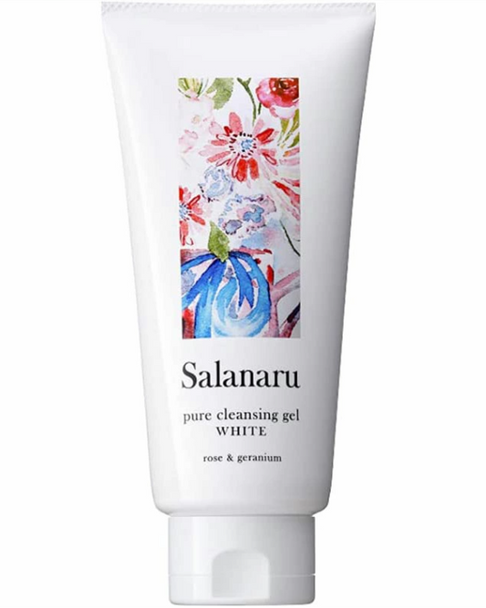 Salanaru Pure Cleansing Gel Set, Rose & Geranium 150g with mini