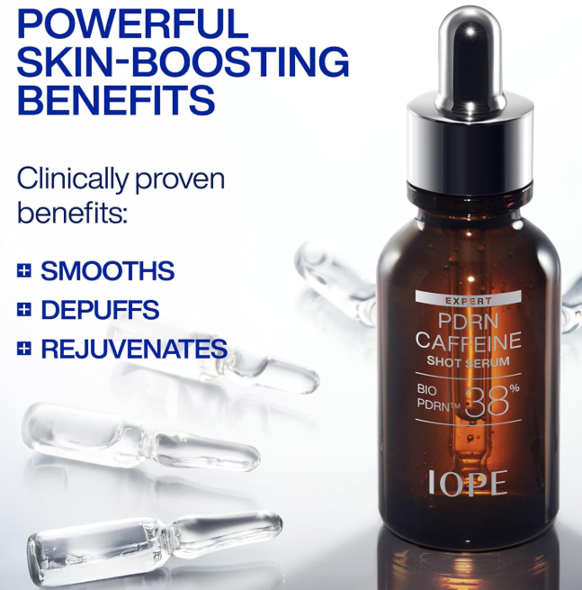 IOPE PDRN Caffeine Shot Set — contents detail