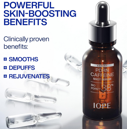 IOPE PDRN Caffeine Shot Set — contents detail