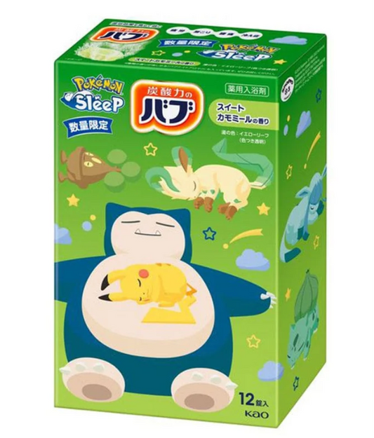 Pokémon Sleep bath salts from Japan, 12 tablets