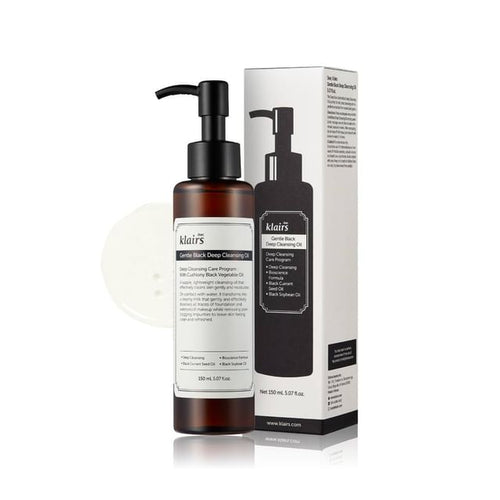 Klairs Gentle Black Deep Cleansing Oil 150ml bottle