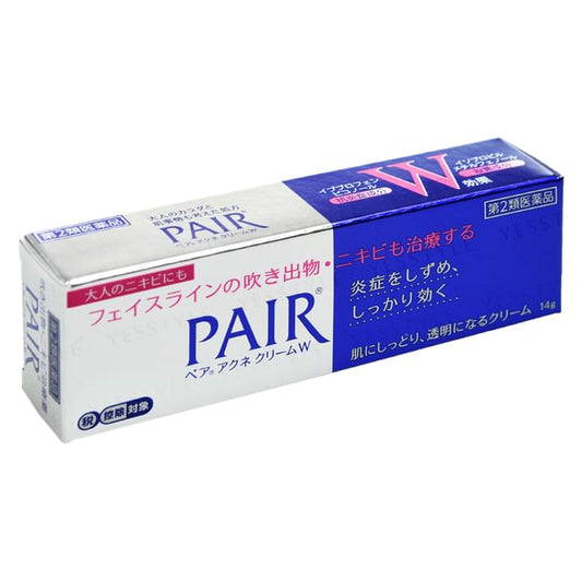 Lion Pair Acne Cream W 14g tube, Japanese acne spot treatment