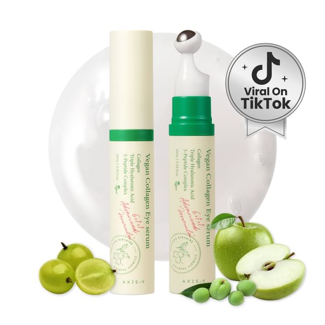 AXIS-Y Vegan Collagen Eye Serum 10ml with rollerball