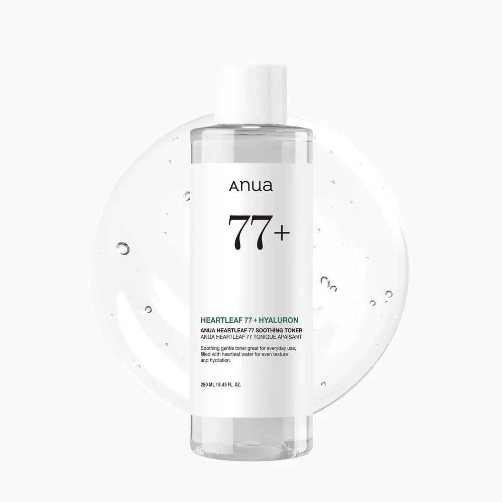 Anua Heartleaf 77% Soothing Toner 250ml bottle