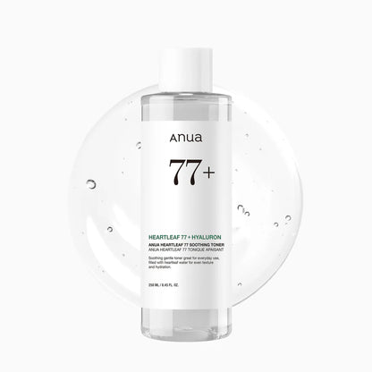 Anua Heartleaf 77% Soothing Toner 250ml bottle